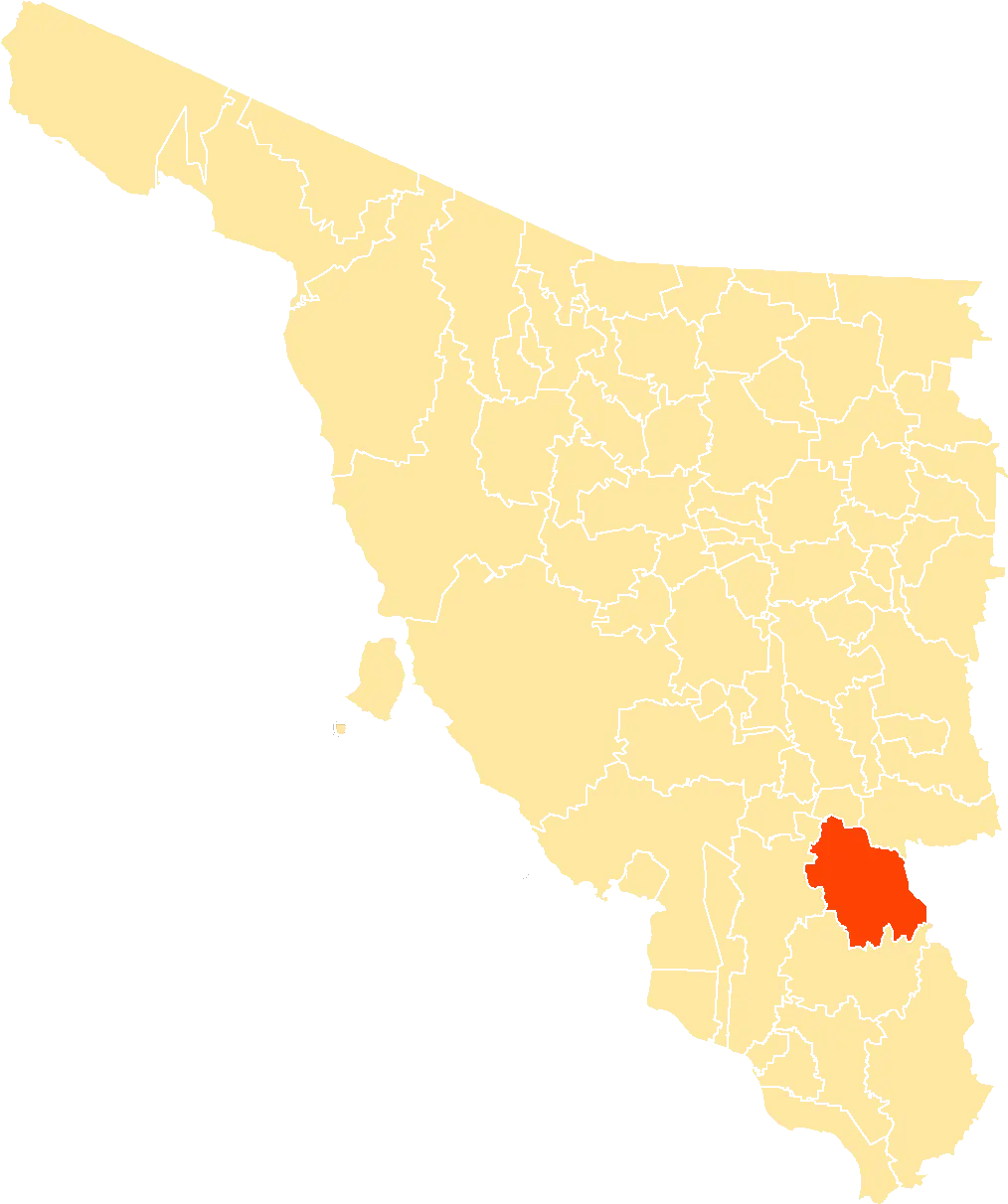 Mapa Municipios Sonora Rosario Agua Prieta Sonora Mapa Png Rosario Png