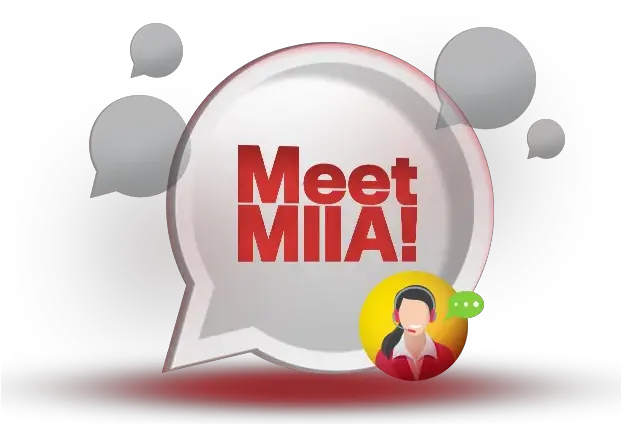 Connect With Miia Language Png Whatsapp Red Icon