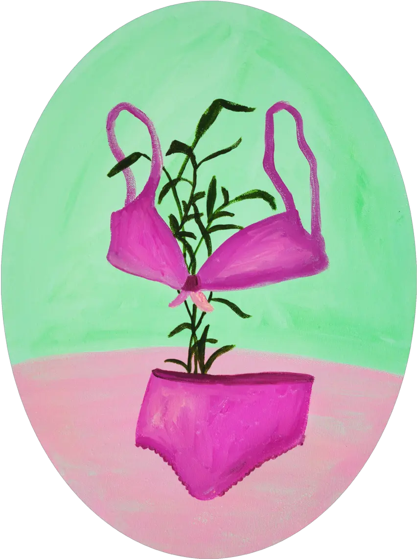 Nani Puspasari Painting Wild Grass Flowerpot Png Wild Grass Png