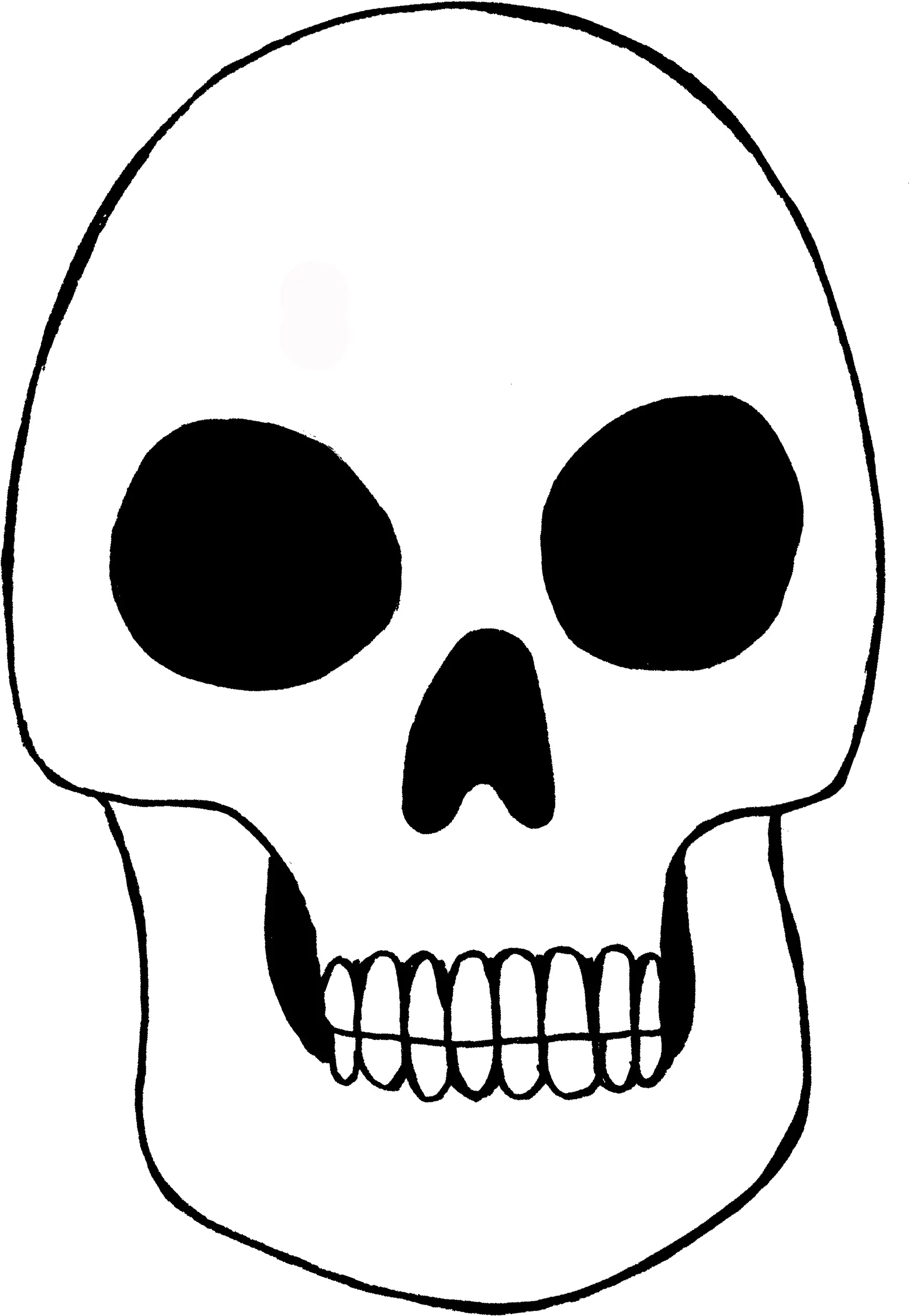 Blank Skull Day Of The Dead Blank Skulls Png Calavera Png