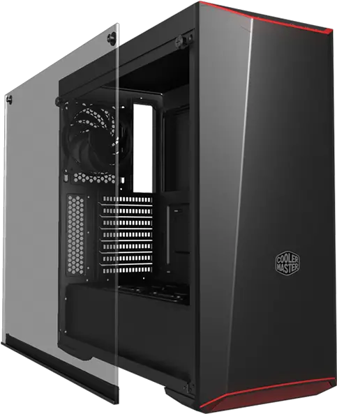 Download Tempered Glass Side Panel Cooler Master Png Image Horizontal Glass Panel Png