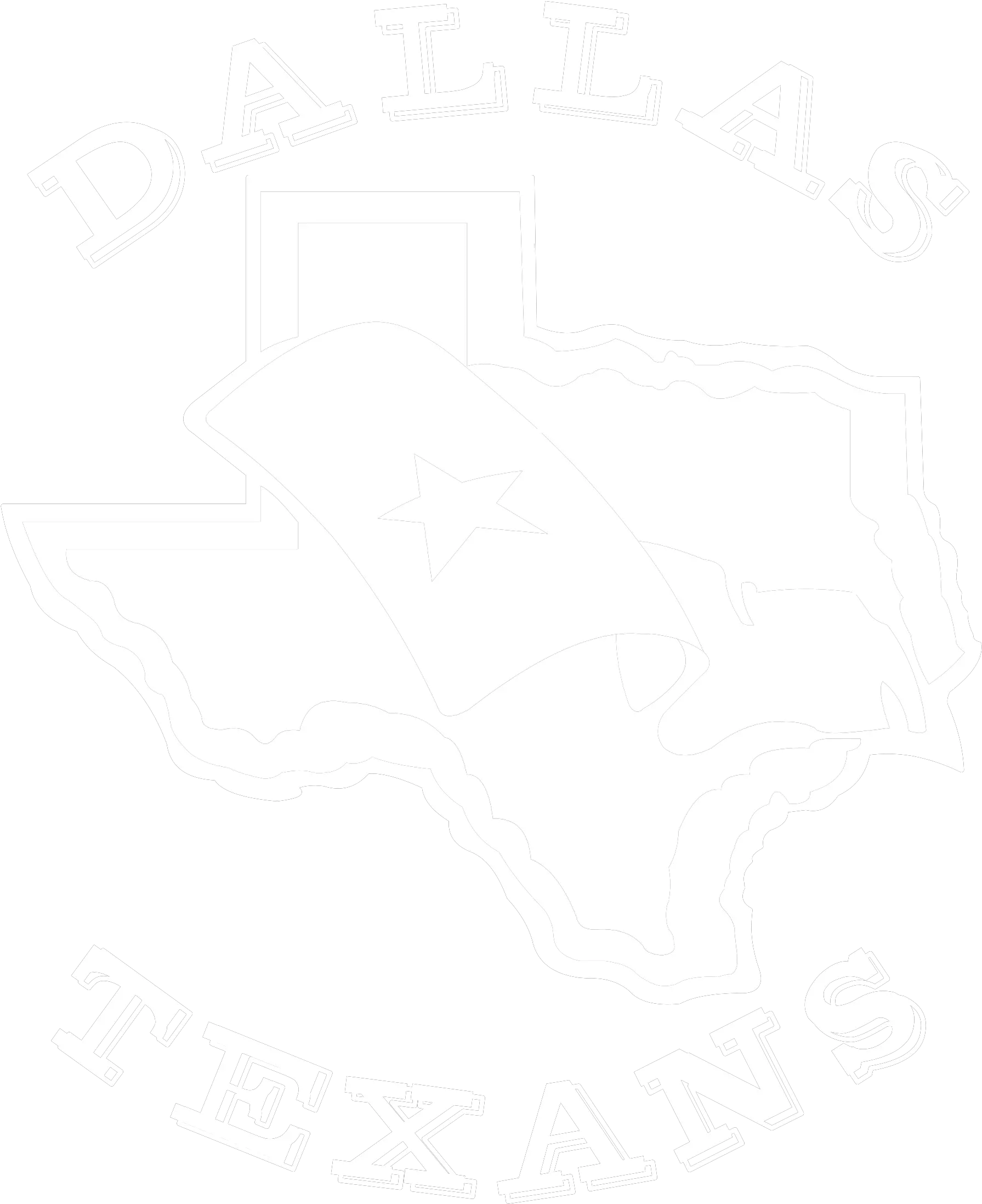 Download Dallas Texans Logo Black And Poster Png Texans Logo Png
