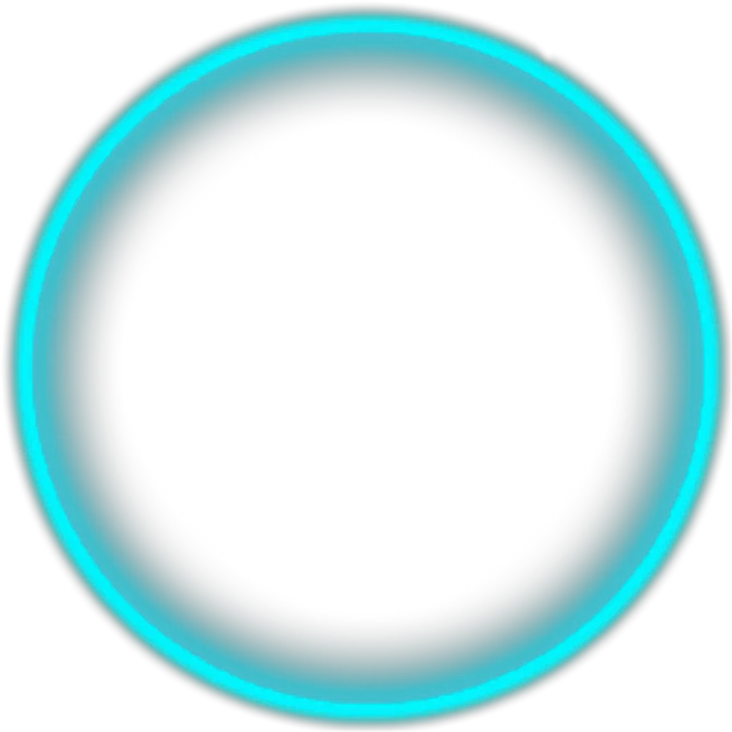 Neon Swirl Wind Twister Circle Blue Color Gradient Png Neon Circle Png