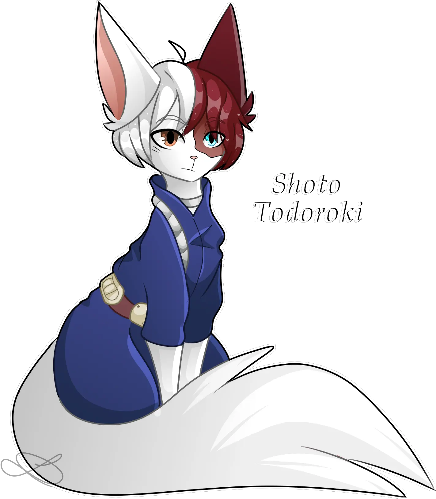 Todoroki Miceforce Forums Todoroki As A Furry Png Todoroki Transparent