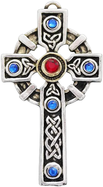 Crux Cross Galraedia Crux Cross Pendant Necklace Full Cross Png Cross Necklace Png
