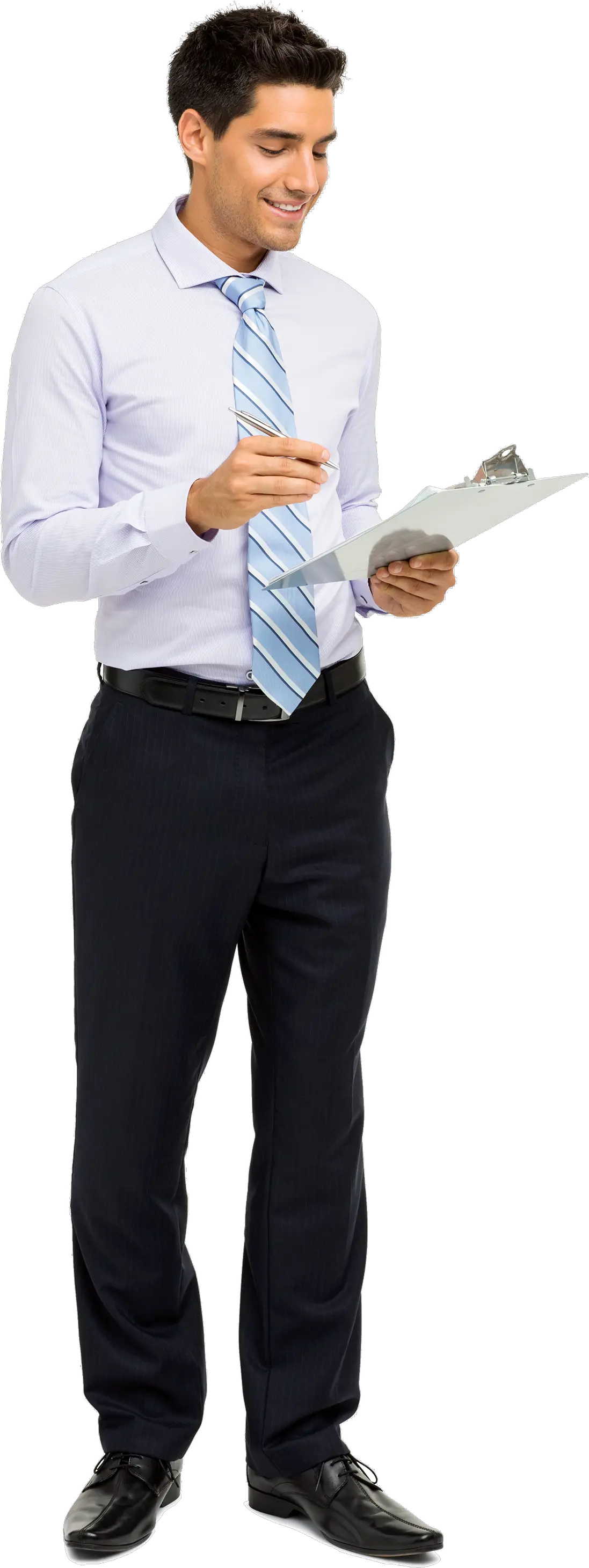 Man With Clipboard Png Formal Wear Clipboard Png