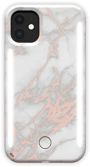 Duo Rose Metallic White Marble Iphone 11 Lumee Case Iphone 11 Png White Iphone Png