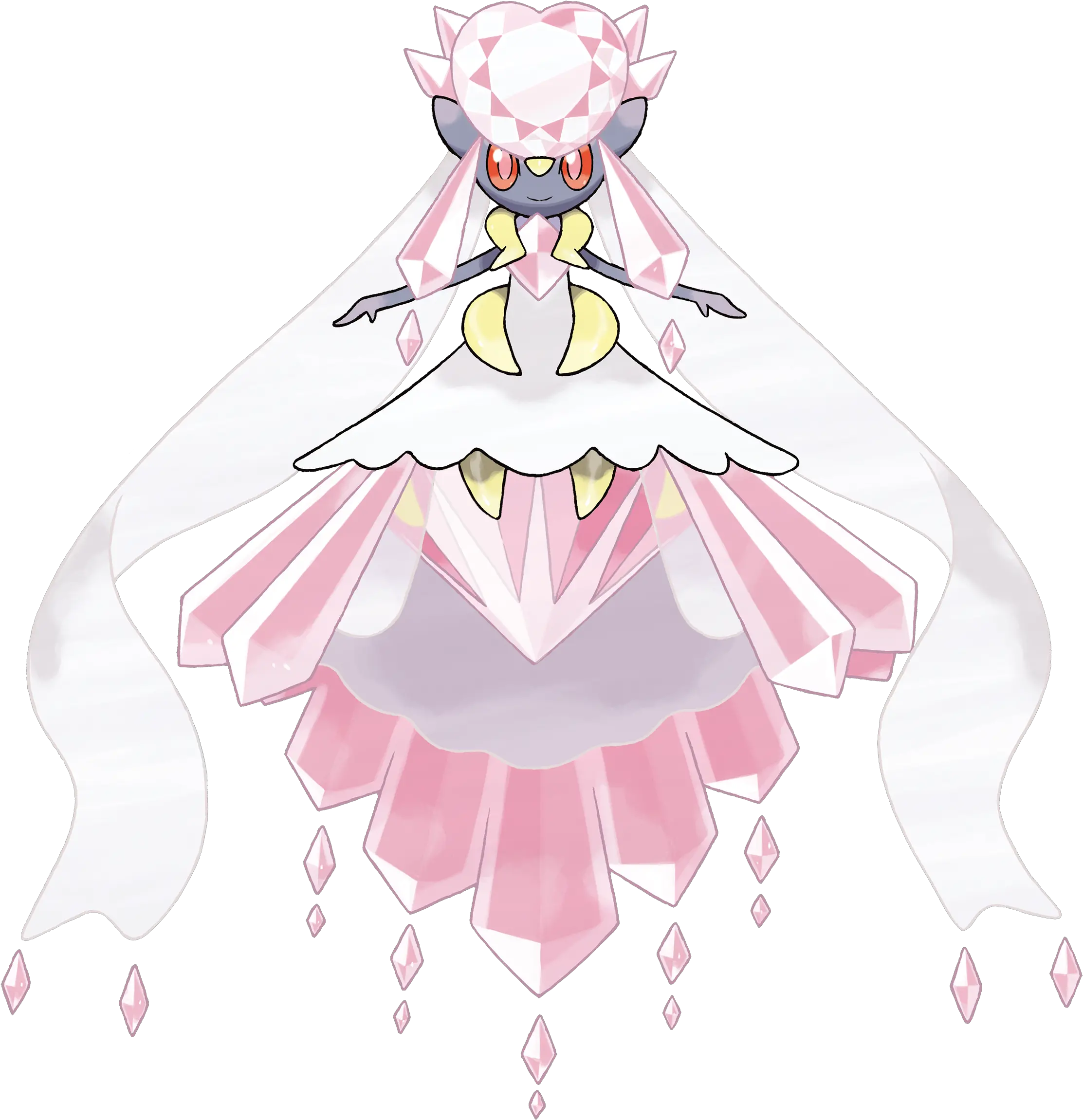 Download Shiny Mega Gengar Diancie In Omega Ruby And Pokemon Mega Diancie Png Shiny Eyes Png