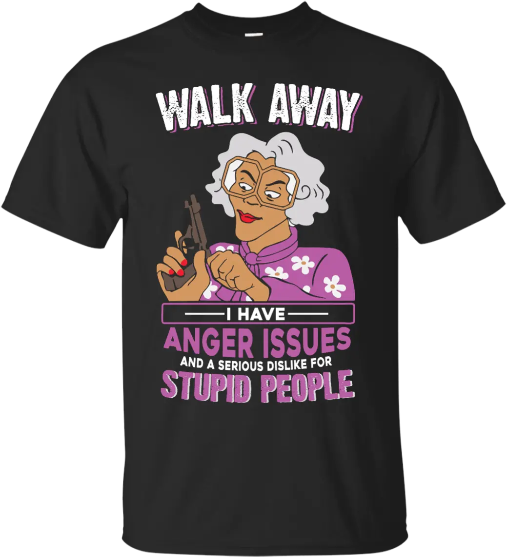 Download Hd Madea Walk Away I Have Anger Issues And A Supreme Bart Simpson T Shirt Png Anger Png