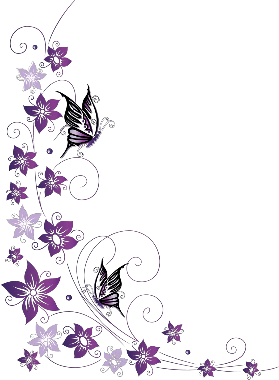 Butterfly Royalty Free Clip Art Butterfly Border Png Flowers And Butterflies Vector Butterfly Outline Png png