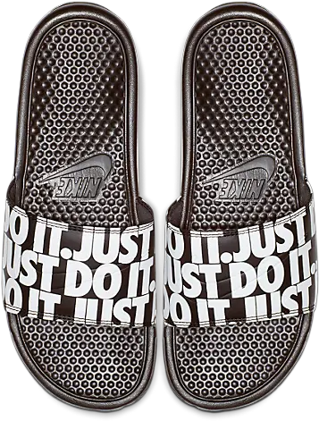 Nike Benassi Just Do It Print 631261 024 Sneakerjagers Shoe Png Just Do It Transparent