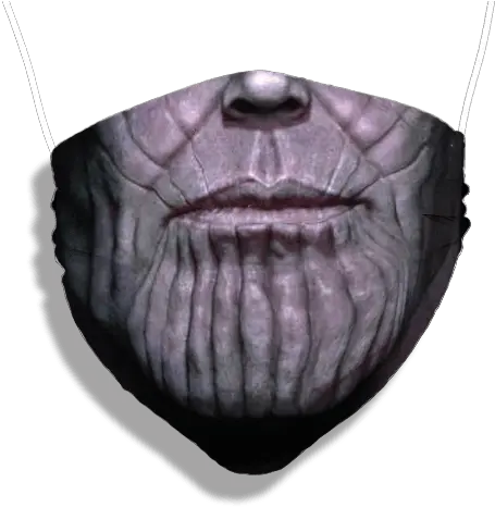 The Mad Titan Mask Washable And Moisture Barrier Thanos 3d Head Png Thanos Face Png