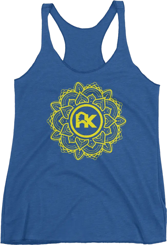 Claimjumper Ak Womens Mandala Logo Tank Top Jokes Png Mandala Logo