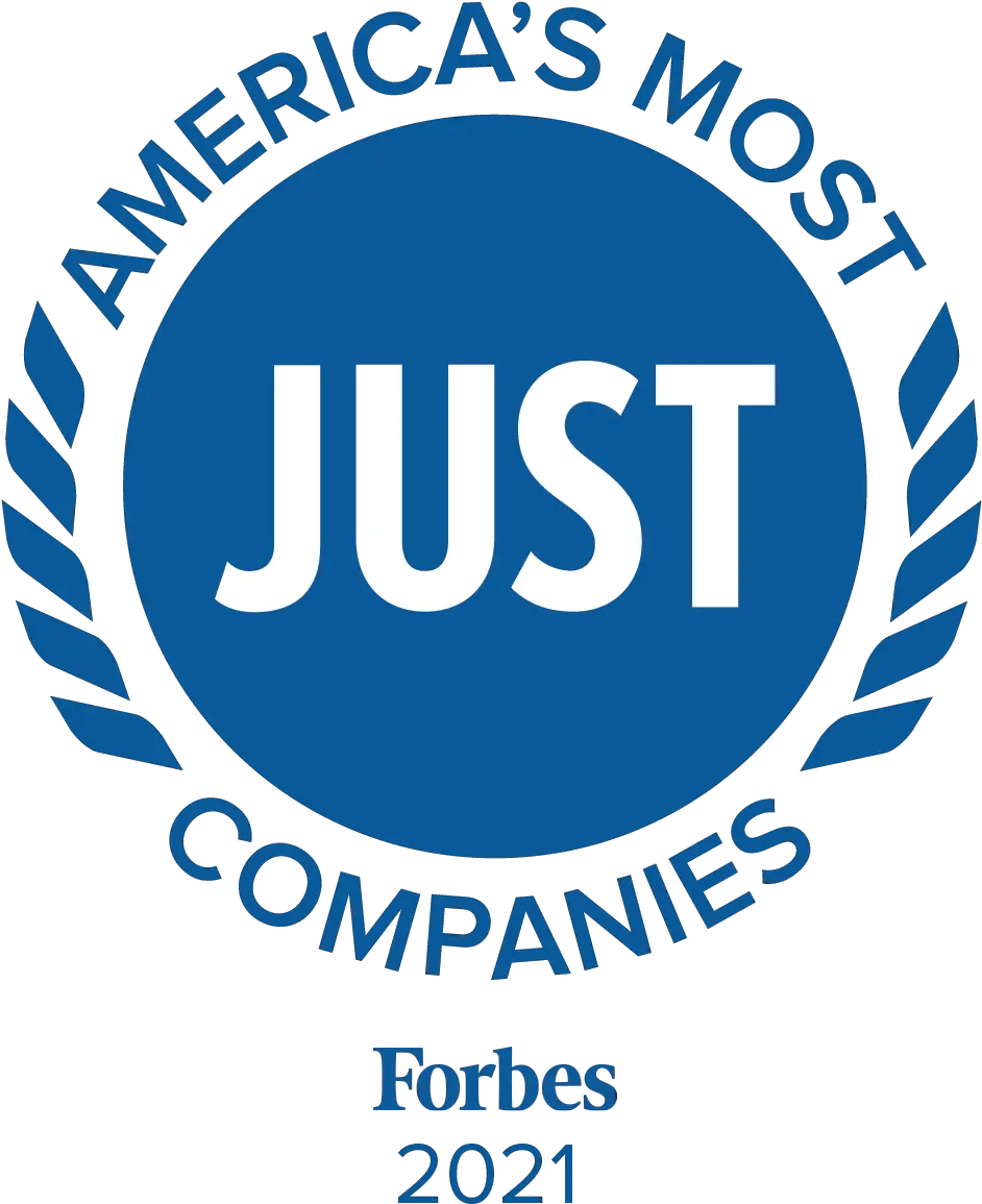 The Just 100 2021 Most Just Companies Png Forbes Logo Transparent