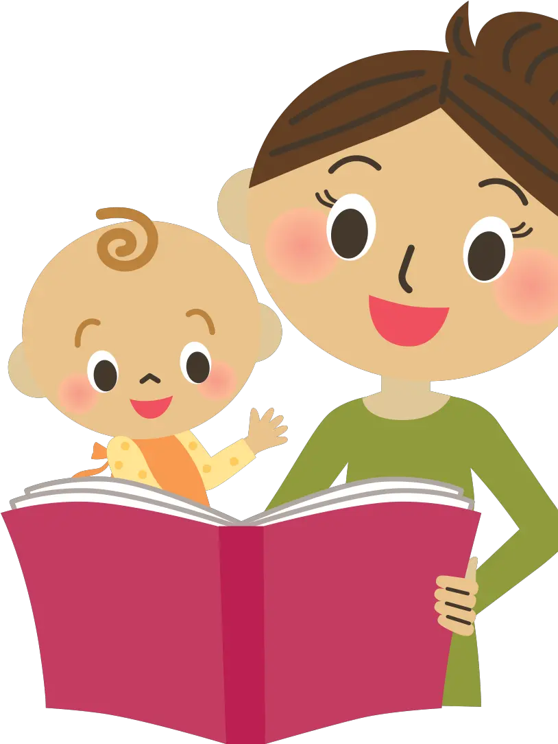 Download Mom Reading With Child Clipart Emergent Literacy Png Parents Png