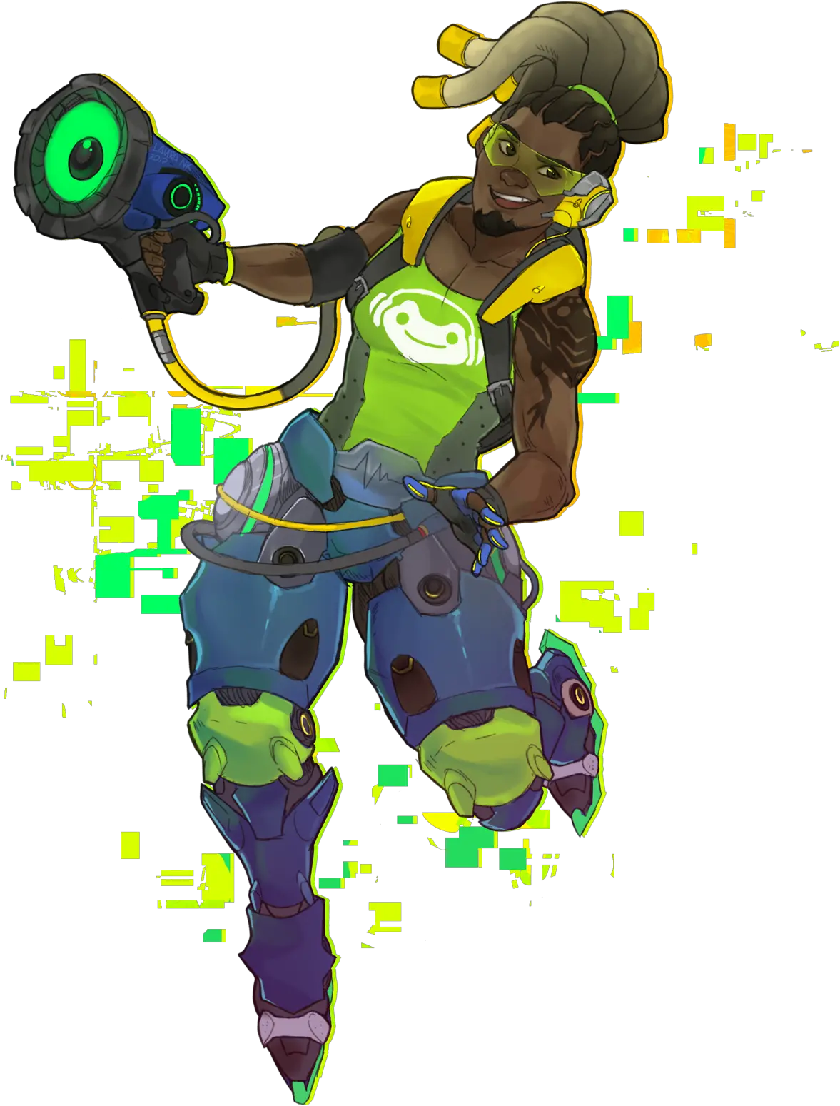 Lucio Transparent Artwork Lucio Overwatch Fan Art Png Lucio Png