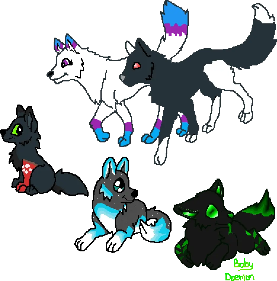 Pixilart Toothless Wolf By Umadbro Gacha Life Wolf Drawing Png Toothless Png