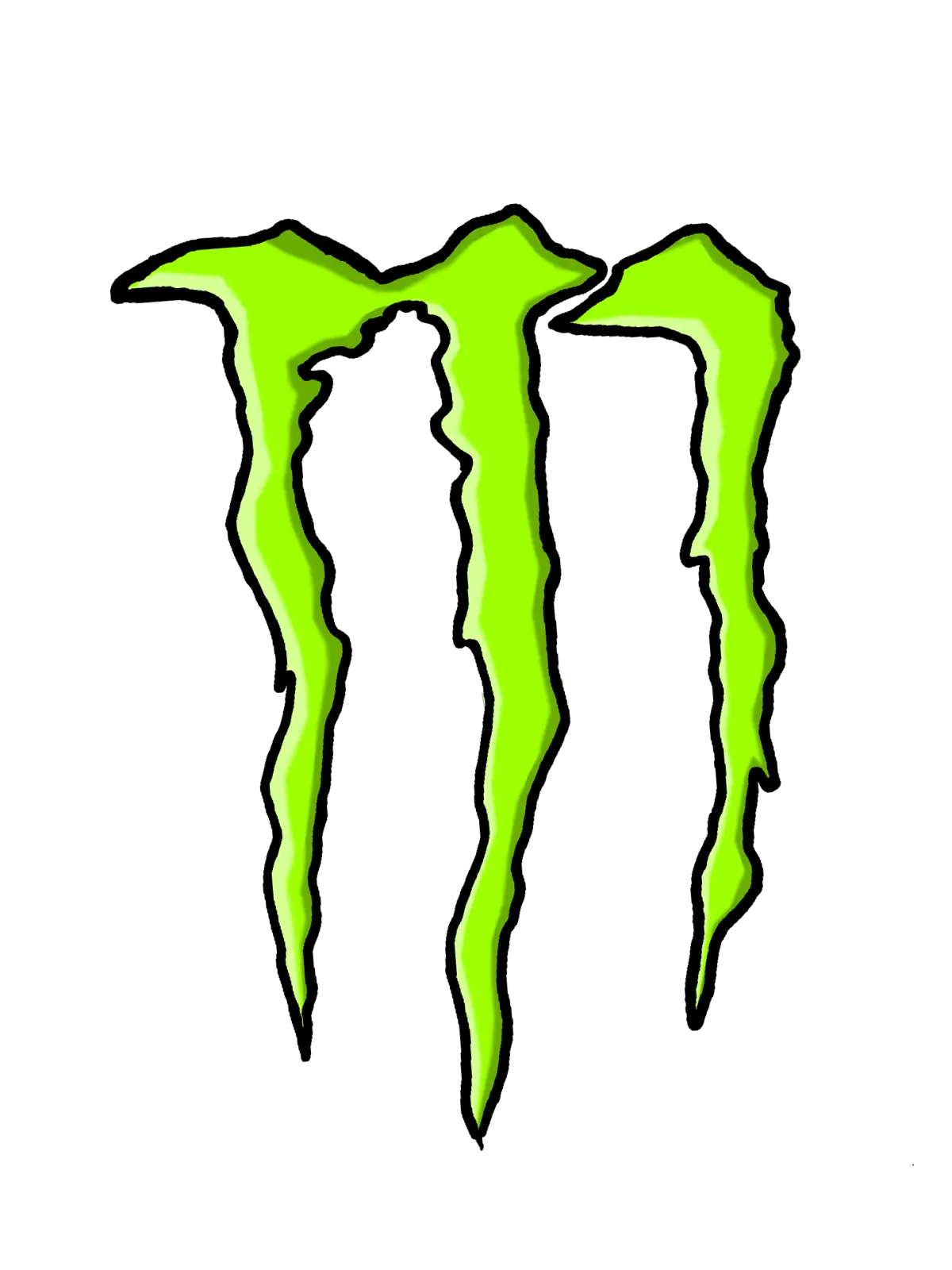 Monster Energy Drink Embroidery Design Transparent Monster Energy Logo Png Clear Png
