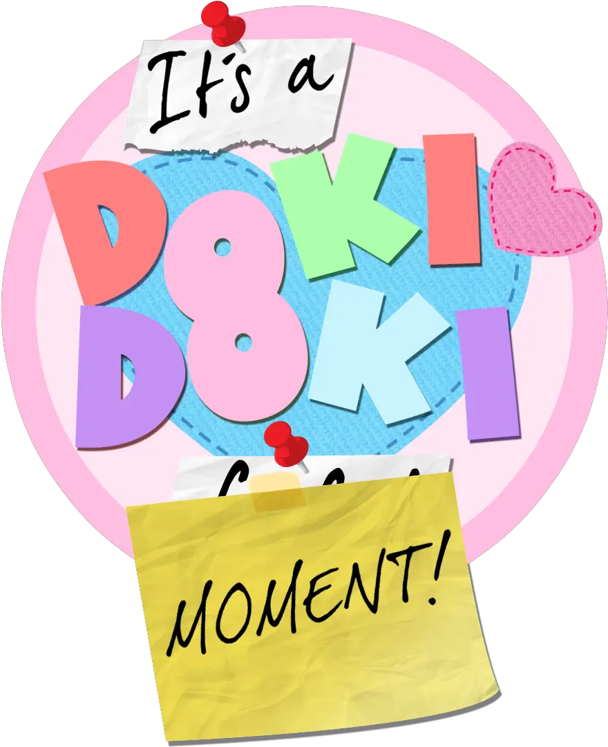 Itu0027s A Doki Life Assets Album On Imgur Horizontal Png Doki Doki Logo