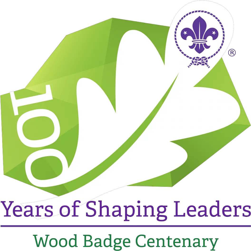 Wood Badge 100 100 Years Wood Badge Png Badge Logo png