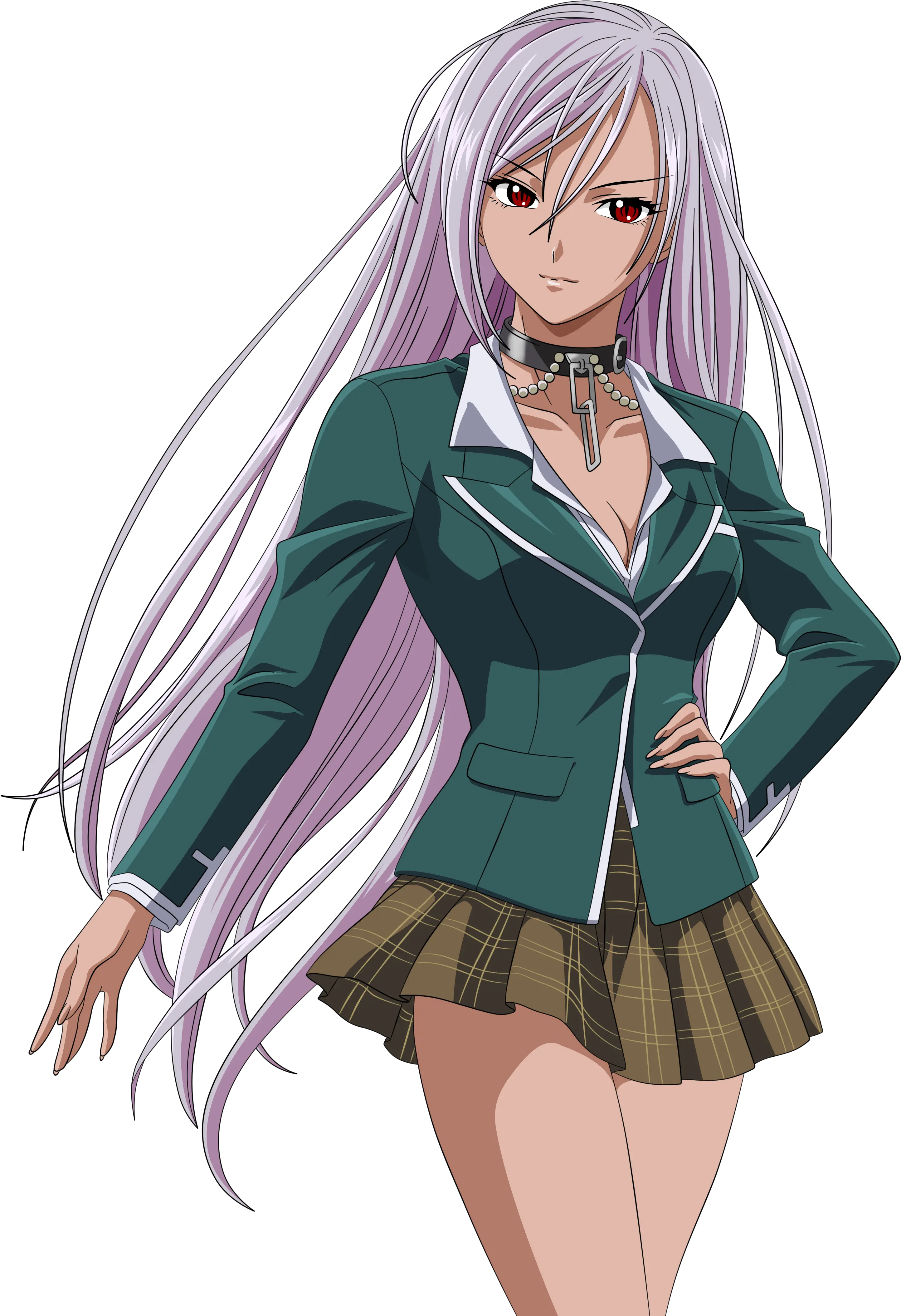 Rosario Vampire Akashiya Moka Moka Akashiya Rosario Vampire Png Rosario Png