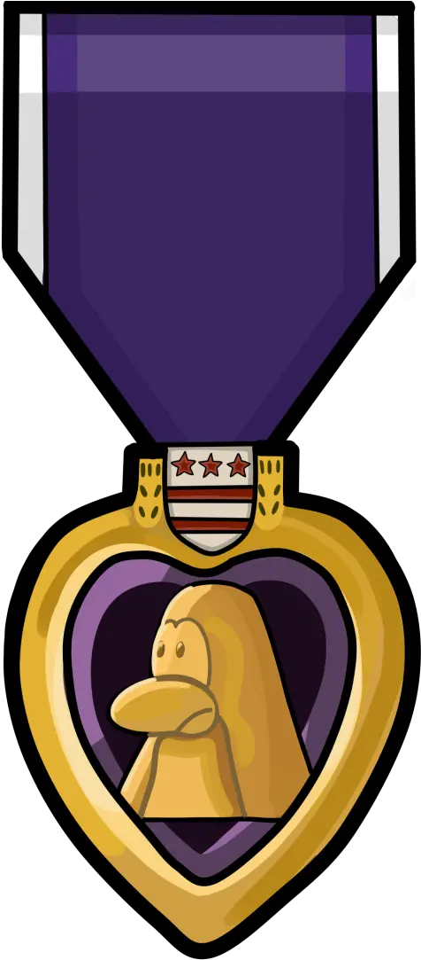 Awards And Medals Recon Federation Of Club Penguin Vertical Png Bumble Heart Icon