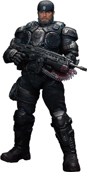 The Marcus Fenix 112 Action Figure Marcus Fenix Figure Png Gears Of War Logo Png