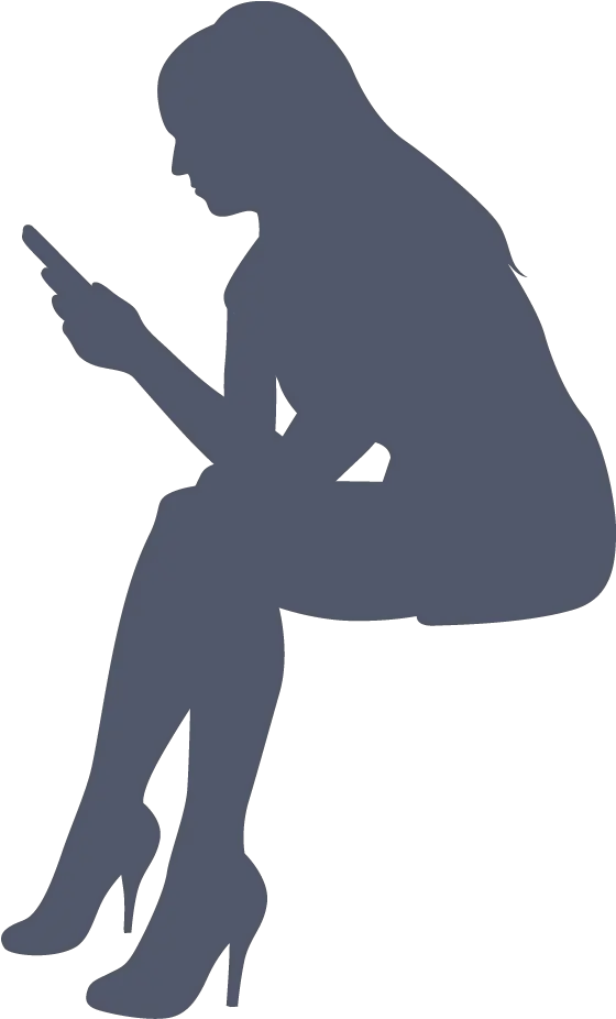 Woman Sitting Silhouette Png Silhouette Sitting Silhouette Png