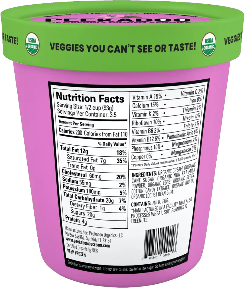 Cotton Candy With Hidden Beets Peekaboo Ice Cream Carbs Png Cotton Candy Png