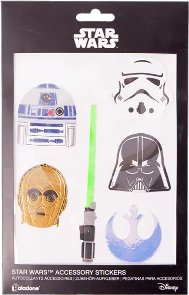 Star Wars Characters Vinyl Stickers 6pack Star Wars Png Star Wars Characters Png