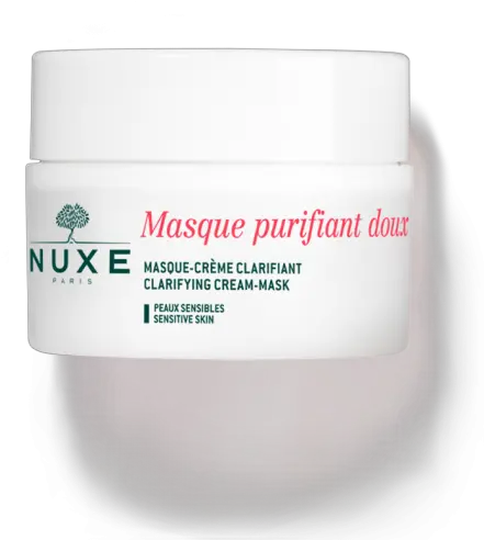 Clarifying Cream Mask Rose Petals Facial Cleanser Nuxe Cream Png Rose Petal Png