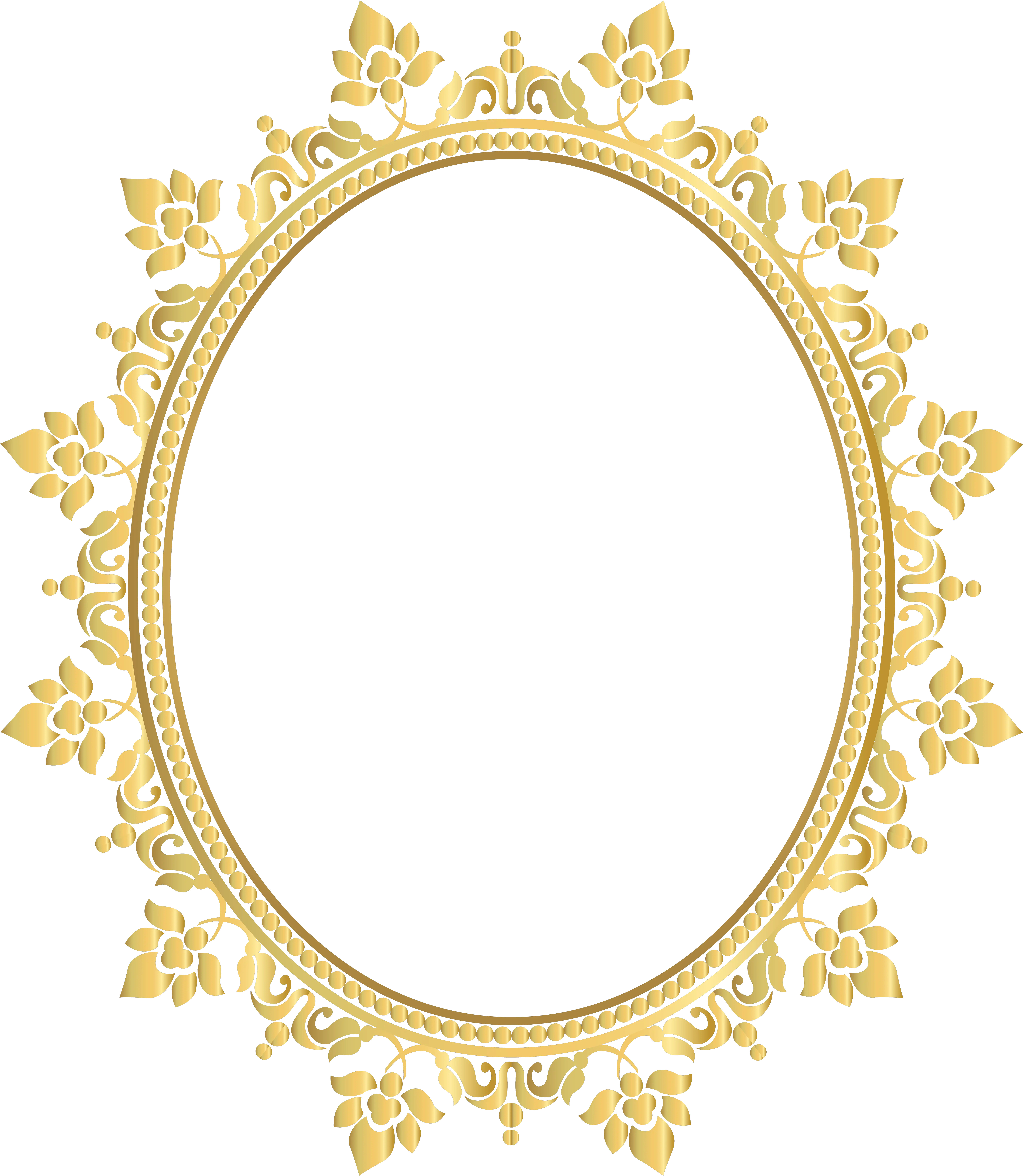 Library Of Oval Photo Frame Black And Png