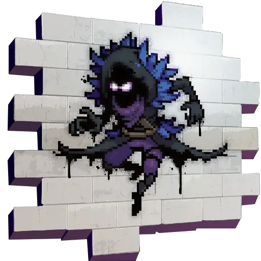 Pixel Raven Fortnite Galaxy Spray Png Fortnite Raven Png