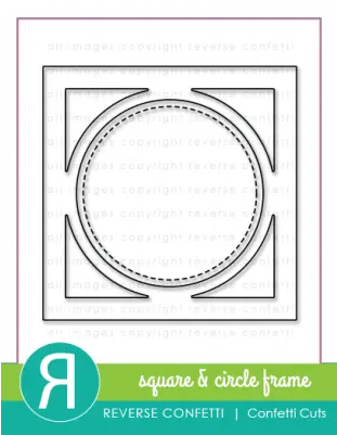 Square U0026 Circle Frame Die Big Bear Reverse Confetti Png Transparent Circle Frame