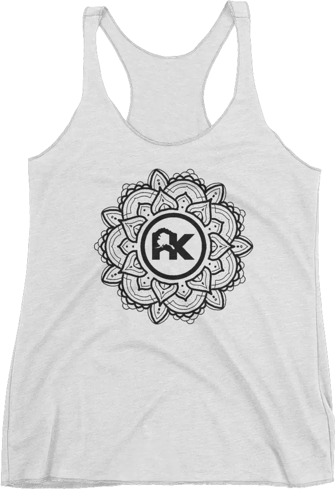 Claimjumper Ak Womens Mandala Logo Tank Top Mockup Free Png Mandala Logo