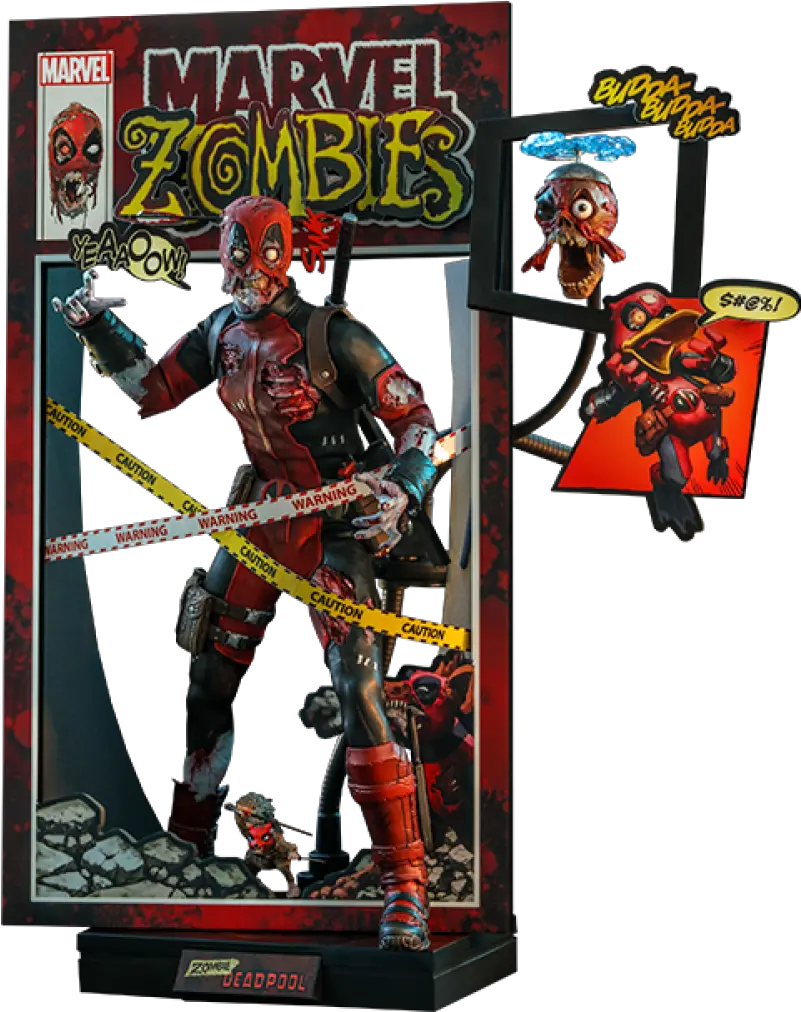 Hot Toys Zombie Deadpool Sixth Scale Figure Deadpool Zombie Figure Png Chi Chi Icon Dragon Ball