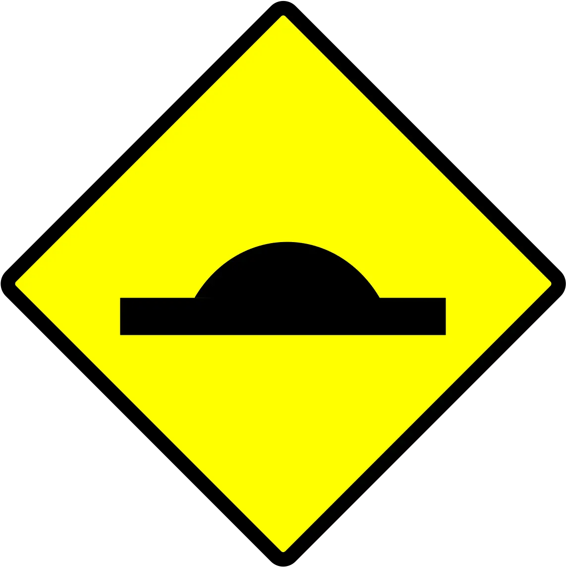 Fileindonesia New Road Sign 3fpng Wikimedia Commons Warning Sign Traffic Rules Hazard Sign Png