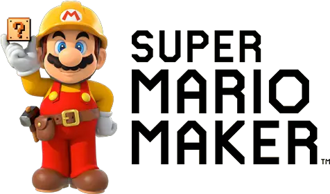 Super Mario Maker Logo Super Mario Maker Transparent Png Super Mario Logos