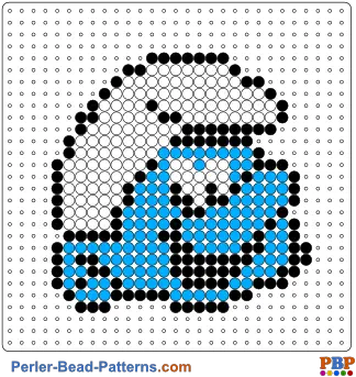 The Smurfs Perler Bead Pattern And Designs Sprites Patrick Perler Beads Png Bead Icon