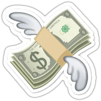 Download Flying Money Emoji Flying Money Emoji Png Money Emoji Png