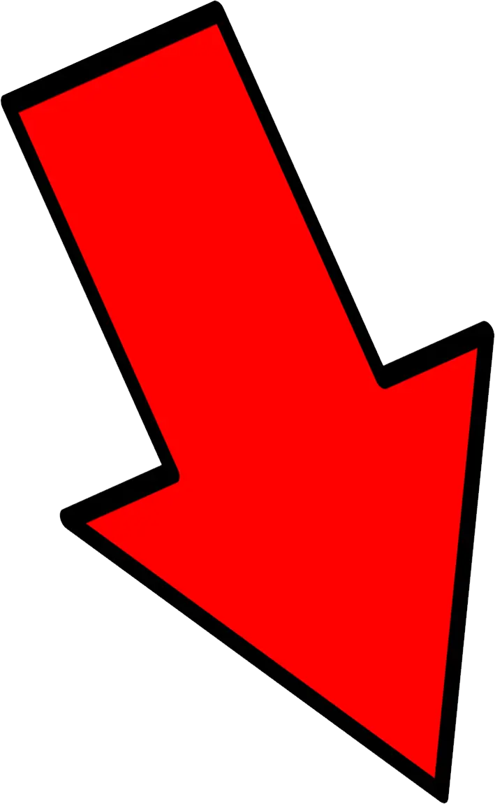 Down Arrow Png Red Small
