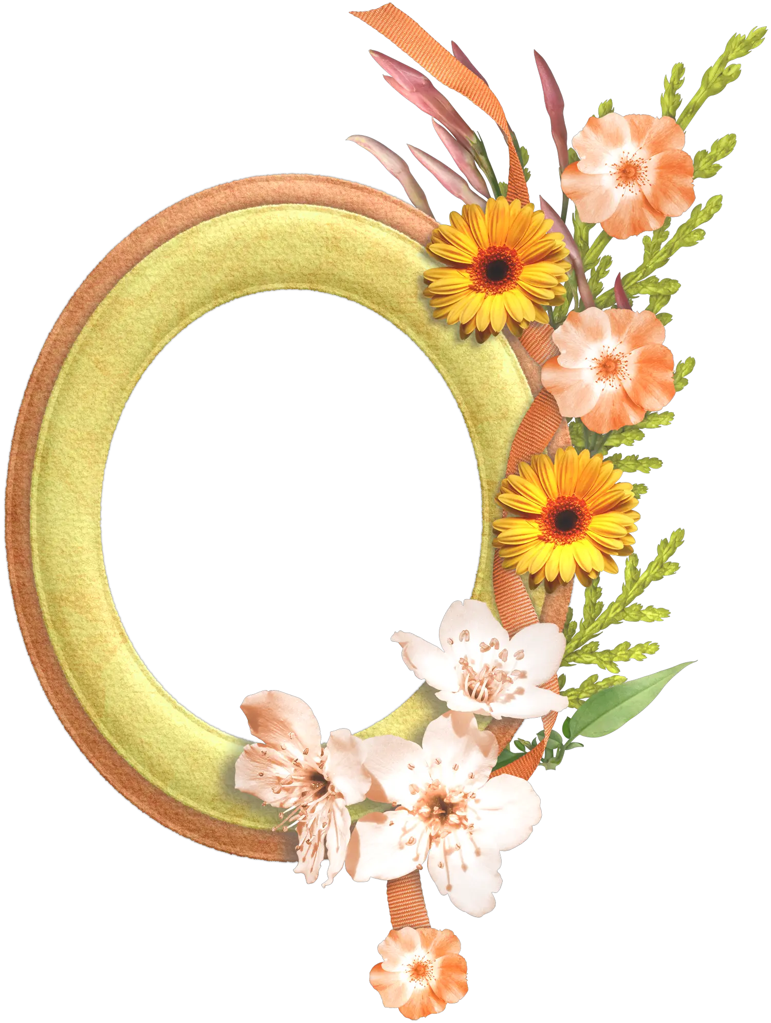 Download Flower Oval Frame Png Image With No Background Funeral Frames For Flowers Oval Frame Png