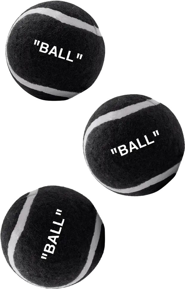 Ruffer Ruff White Ball Tennis Ball 3pk Solid Png Tennis Balls Png png