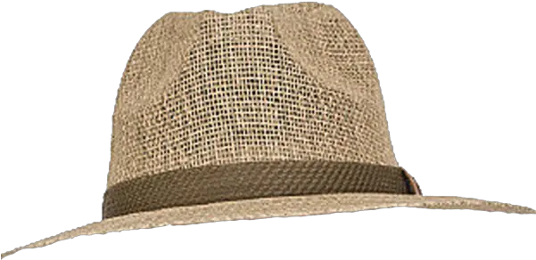 Shaped Burlap Tabacco Brown Hat Fedora Png Safari Hat Png