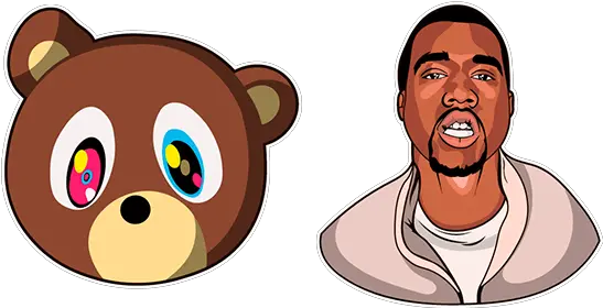 Kanye West Cursor Cartoon Png Kanye West Transparent