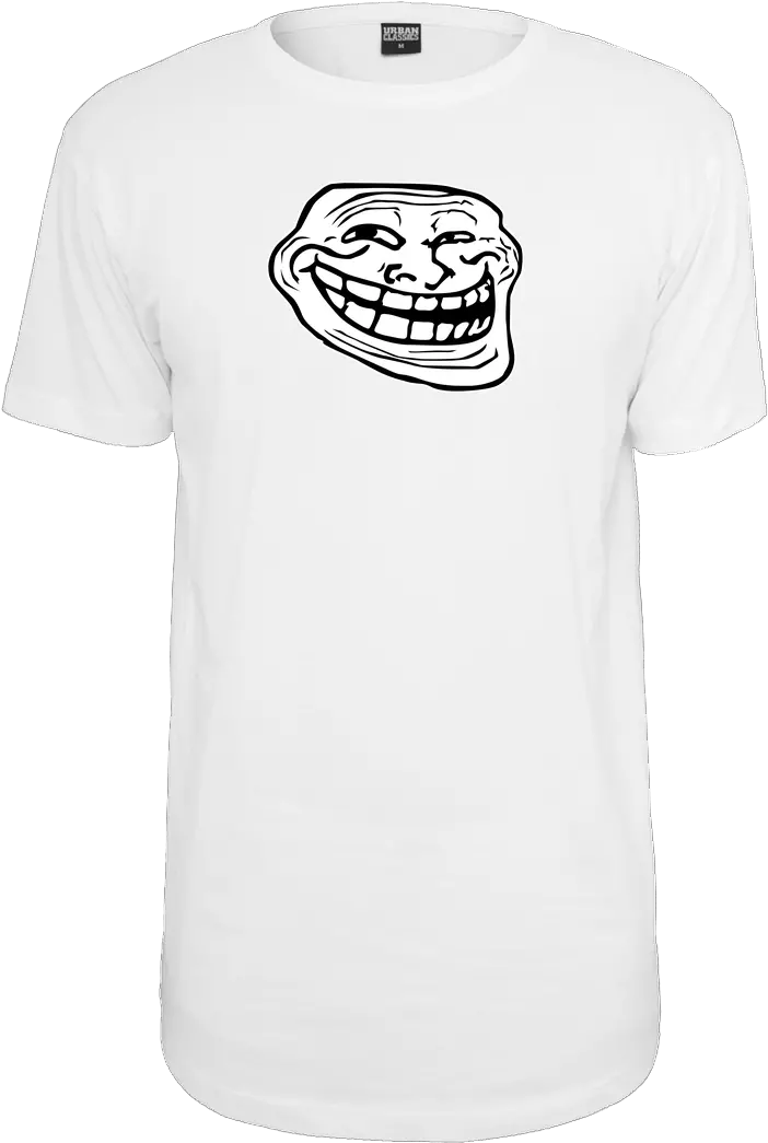 Buy Trollface Urban Classics Long Tee Supergeekde Active Shirt Png Trollface Png