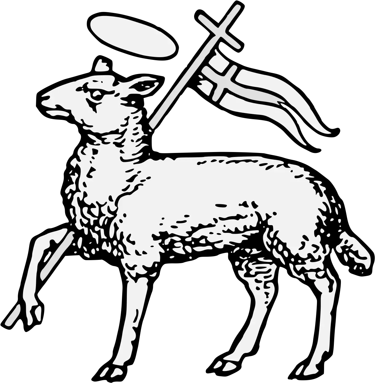 Lamb Traceable Heraldic Art Coat Of Arms Lamb Png Lamb Png