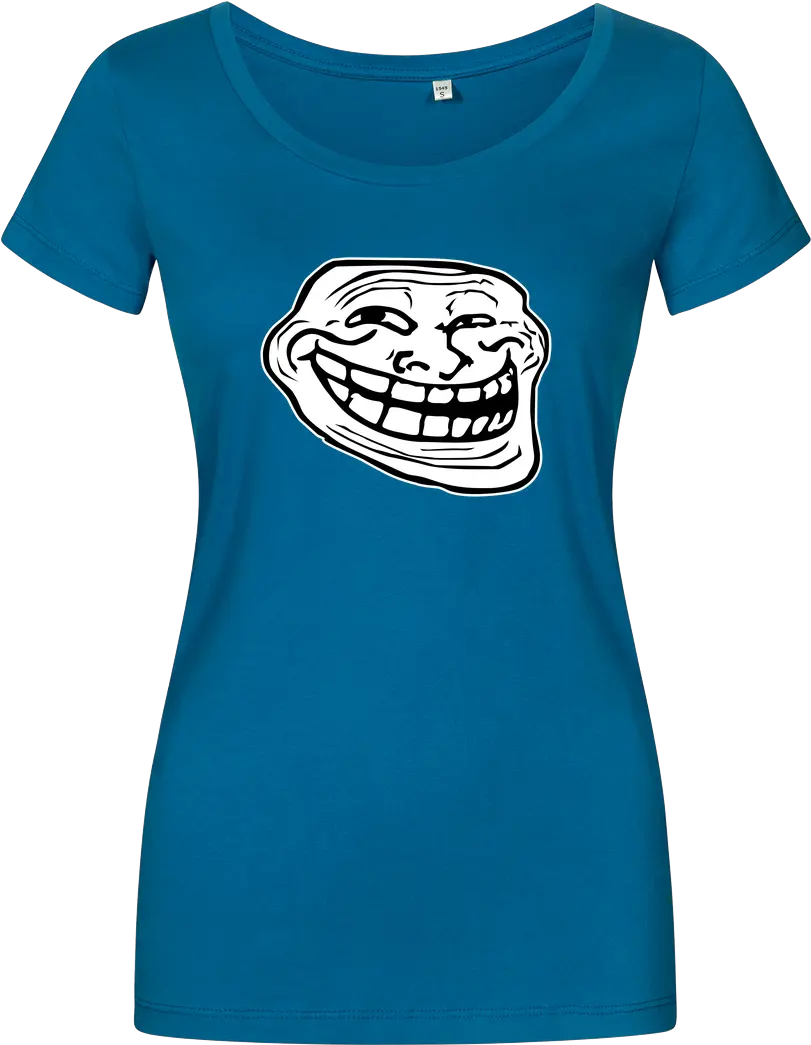 Buy Trollface Girl Shirt Supergeekde Png Trollface Png