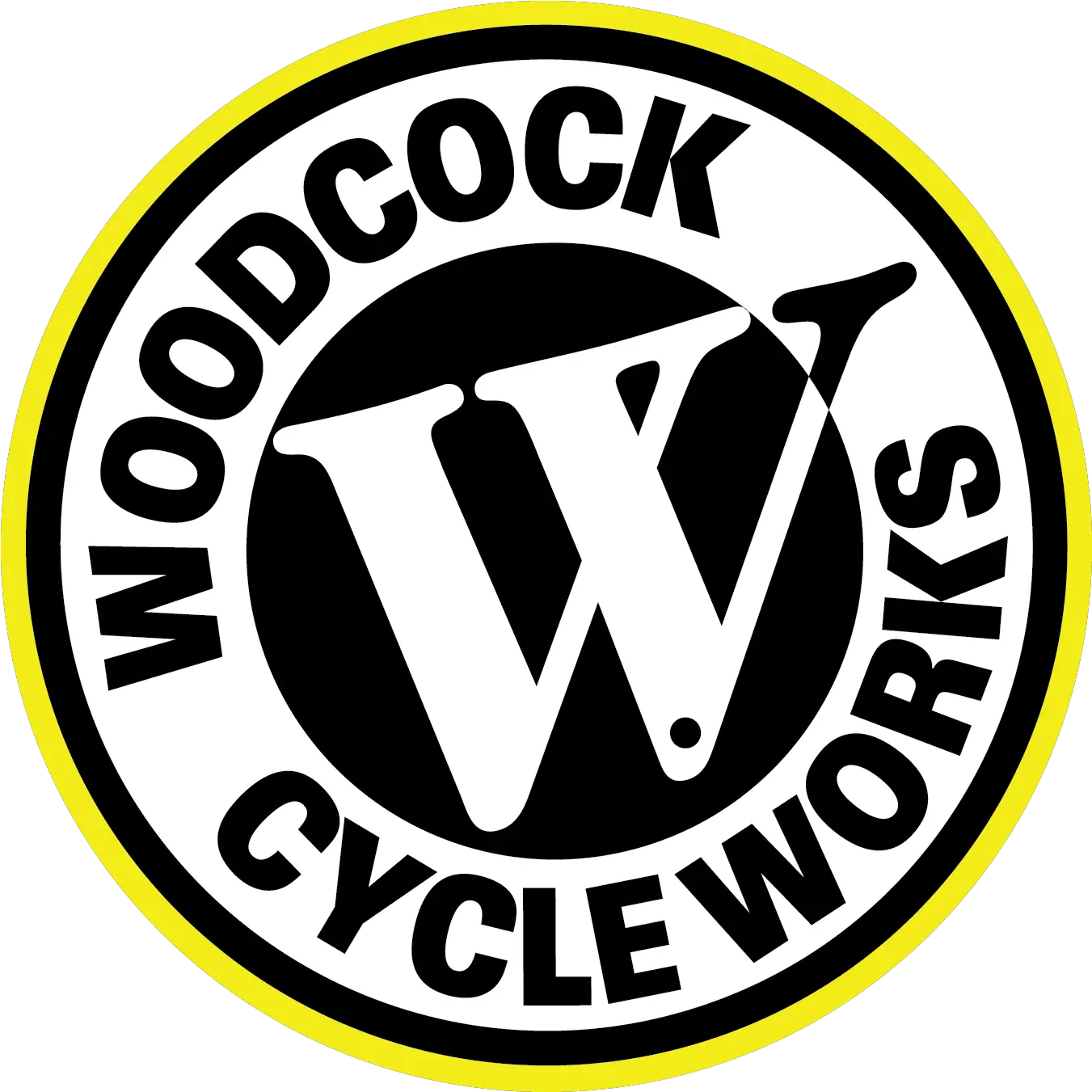 Wcw Round Logo Yellow Rim Png 1350pxpng Lake Winnipeg Woodcock Cycle Follow Me On Facebook Icon