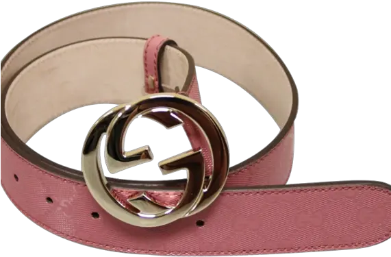 Pink Gg Canvas Interlocking G Buckle For Women Png Gucci Belt Png